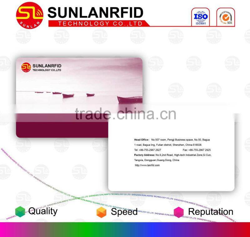 Fashion Foil Stamping Grossy Finishing Irregular Shape Frequency 135KHZ RFID Card