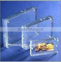 2011 new designed acrylic photo frame,acrylic magnetic photo frame