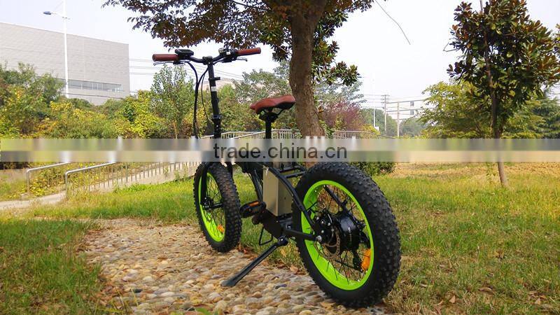 Mini fat tire folding electric bicycle mountain bicycle in china