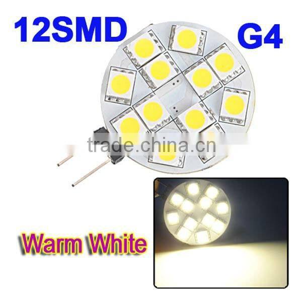 2014 whole sale warm white g4 led 12v 5050 5smd