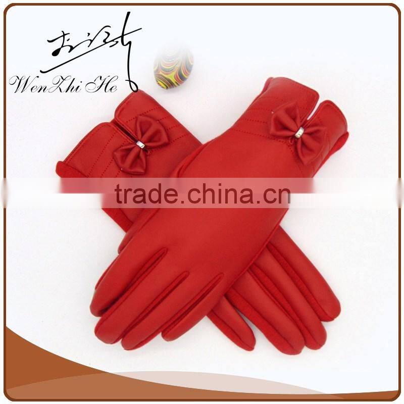 Outdoor Sports Ladies' Leather Gloves In Winter