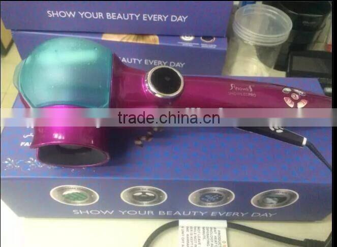 Magic Automatic Rotate Professional ceramic led Hair Curls Iron Wet Dry Hair Salon Steam Vapor Hair Curler Roller Styling Tools