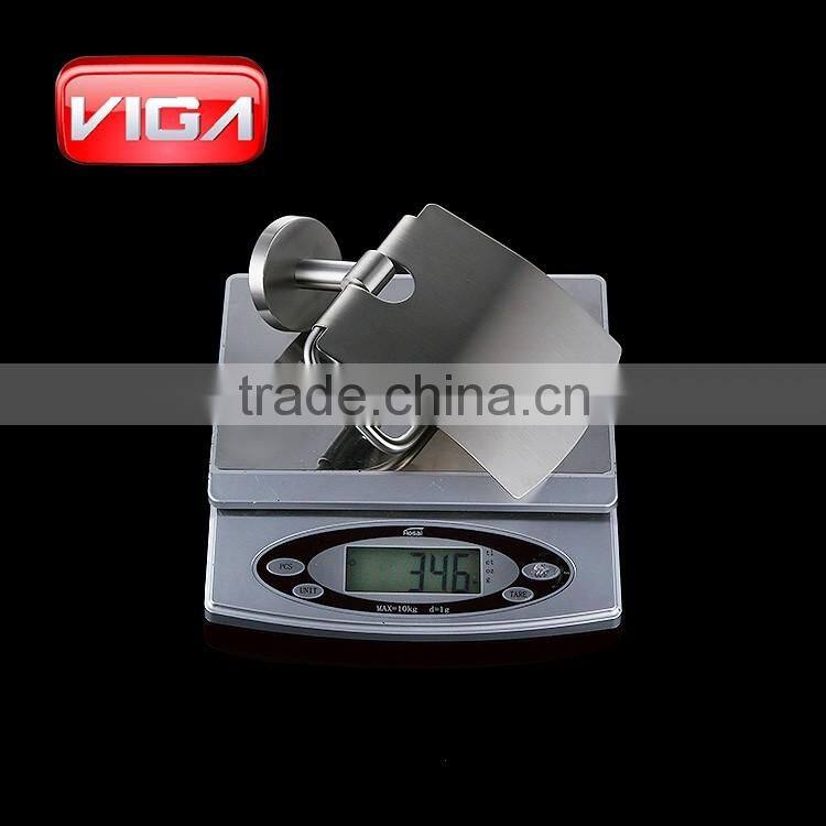 304 stainless steel toilet tissue roll paper holder in brush nickel