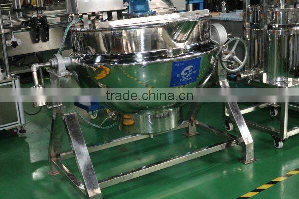 SUS304 Steam Jacketed Mixing Kettle