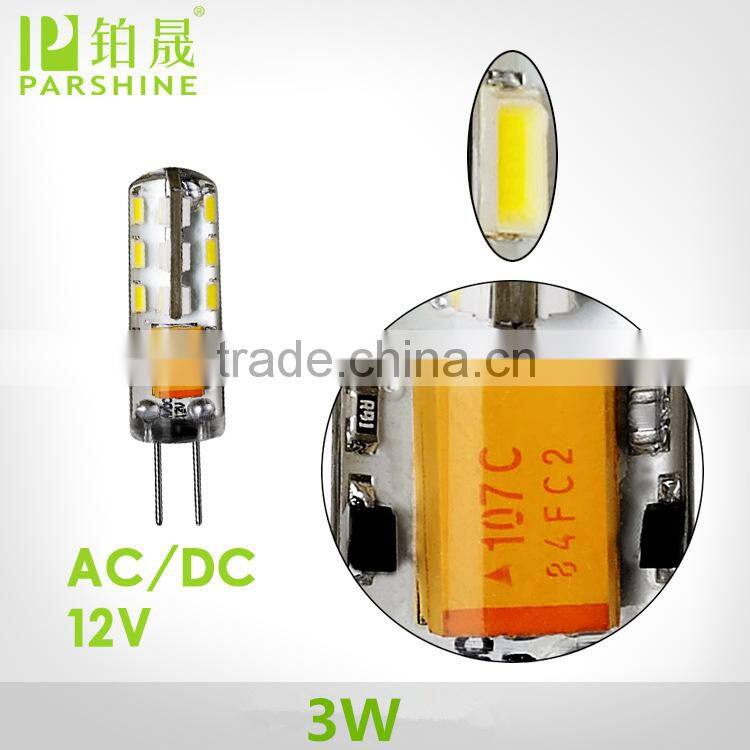 Selected materials RoHS and CE 12v 3w G4 ac/dc led light bulb