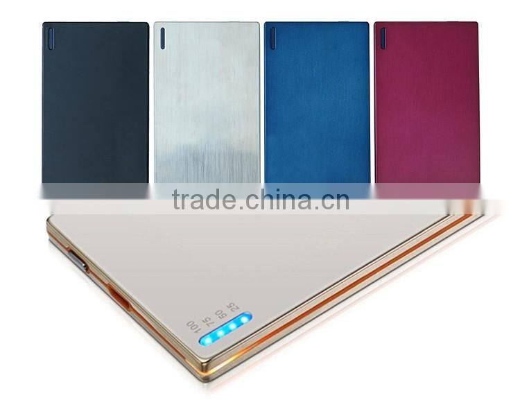 2016 Portable power bank with type-c USB 2200mah 2600mah OEM made by factory