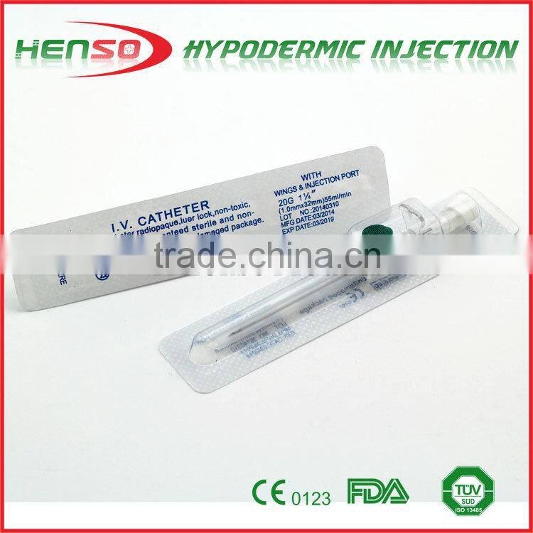 Henso IV Cannula with Injection Port & Wings