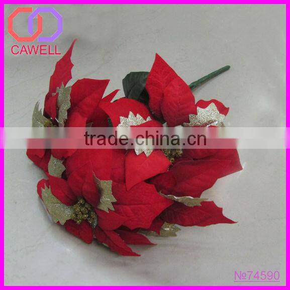 cheap artificial poinsettia flower