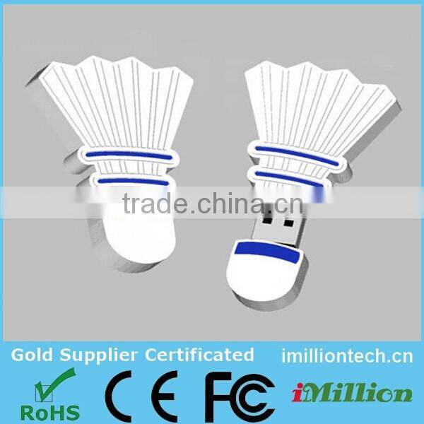 Hot badminton usb flash drive