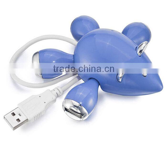 4-Port Mouse Shaped USB 2.0 Breakout super Hub