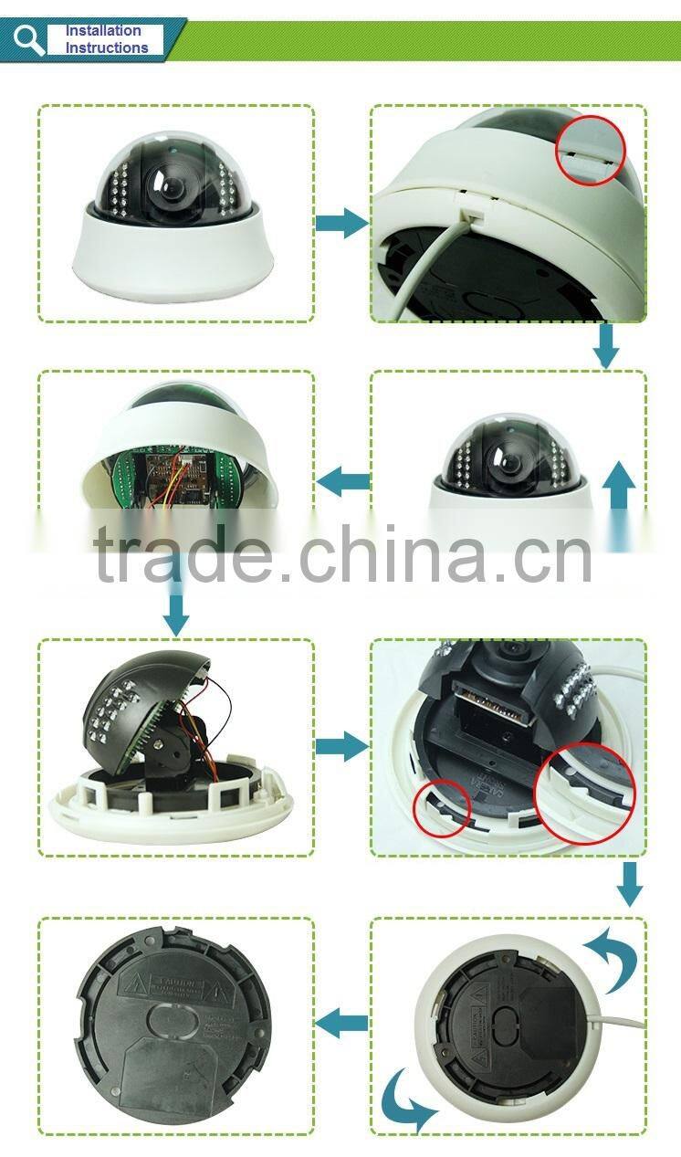 CCTV HD CVI 1080P 2.0MP Dome Security CVI Camera(JYD-7561CVI-2.0MP)