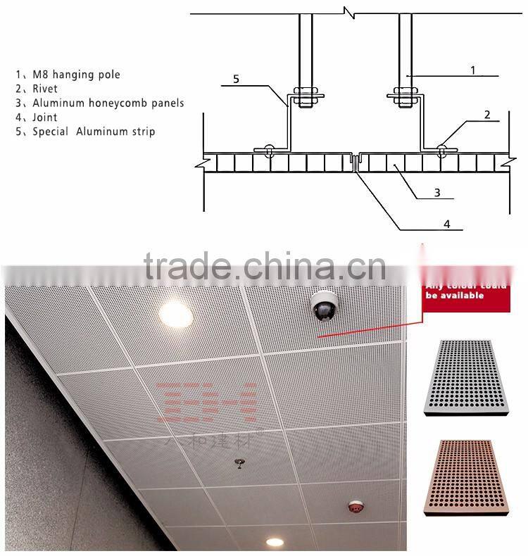 Aluminum honeycomb laminated aluminum composite wall panels