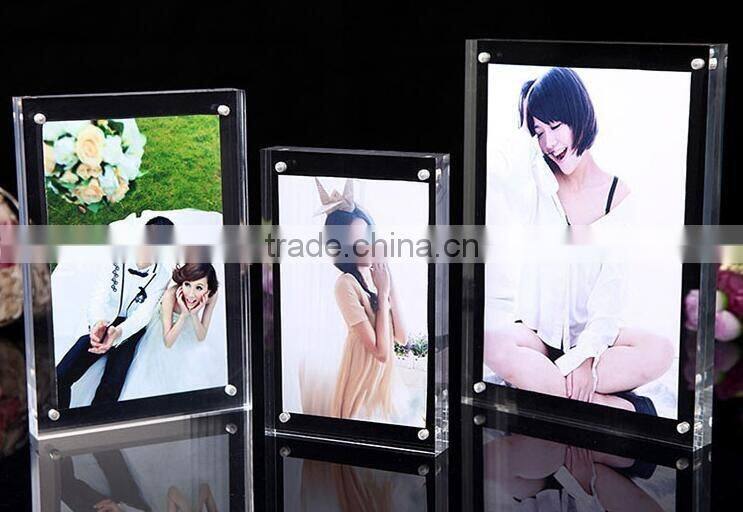 4x6 plexiglass magnet photo frame