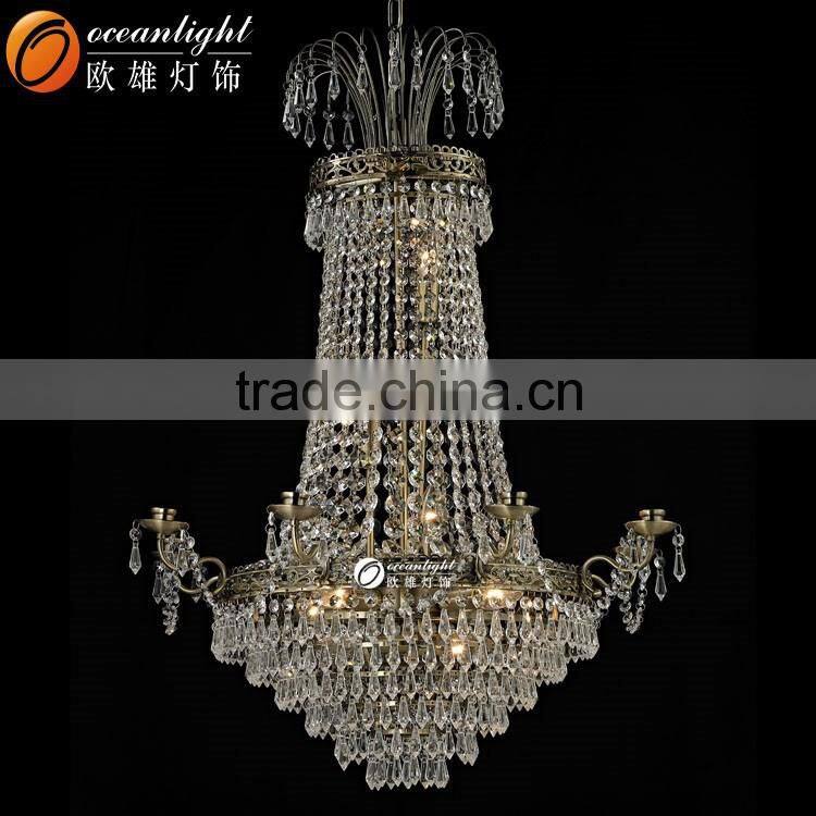 glass crystal chandelier,gold crystal chandelier Om81090-D66 H89 L8