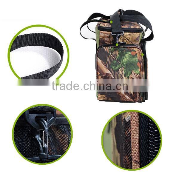 Fashion camouflage insulated cooler bag,outdoor camouflage cooler bag