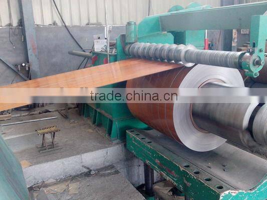 wooden color steel coil
