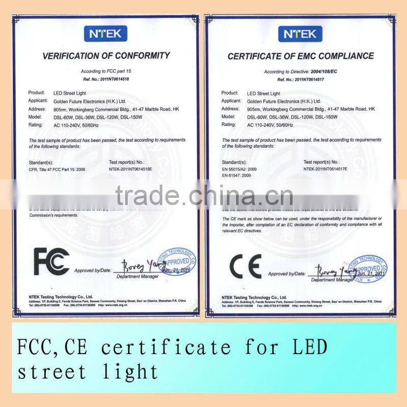 200w IP65 waterproof led garden park street light