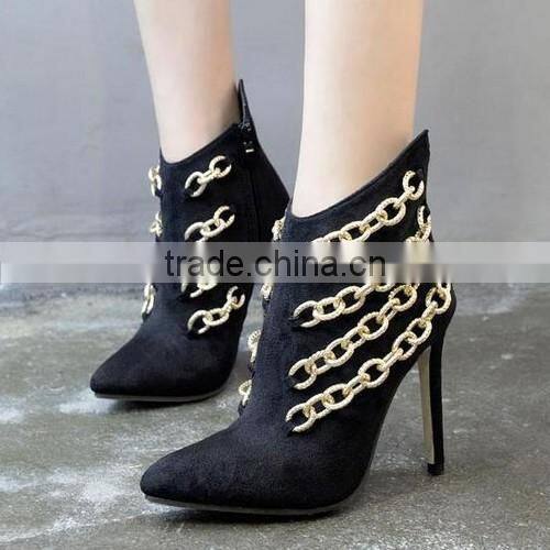 women heel shoes newest designs christmas shoes 2017 PF4409