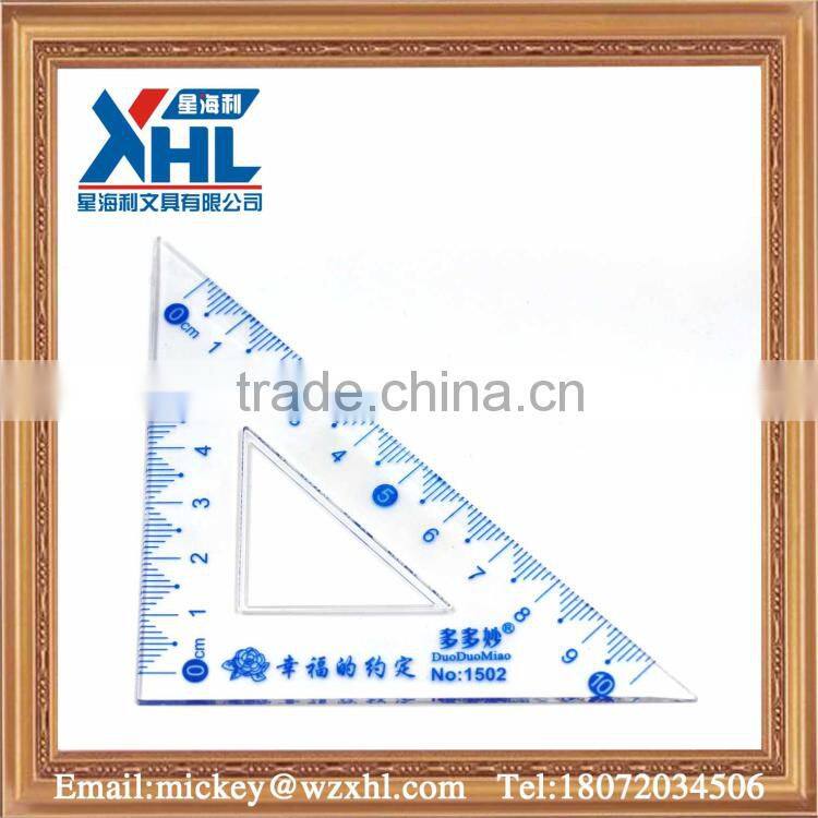 girls cartoon 15cm plastic scale ruler