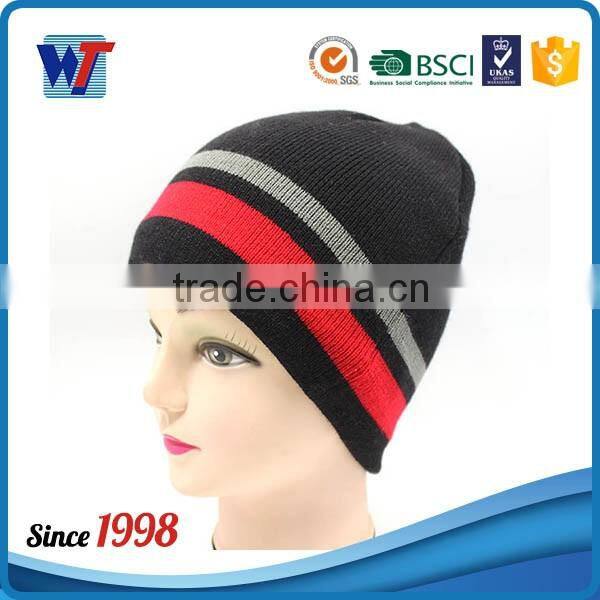 Colorful Solid Warm Woolen Cotton Beanie With Removable Top Ball