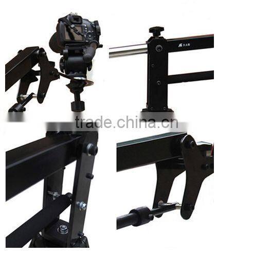 Professional portable hand-operated jib arm camera crane for dslr canon 5D Mark III camcorder