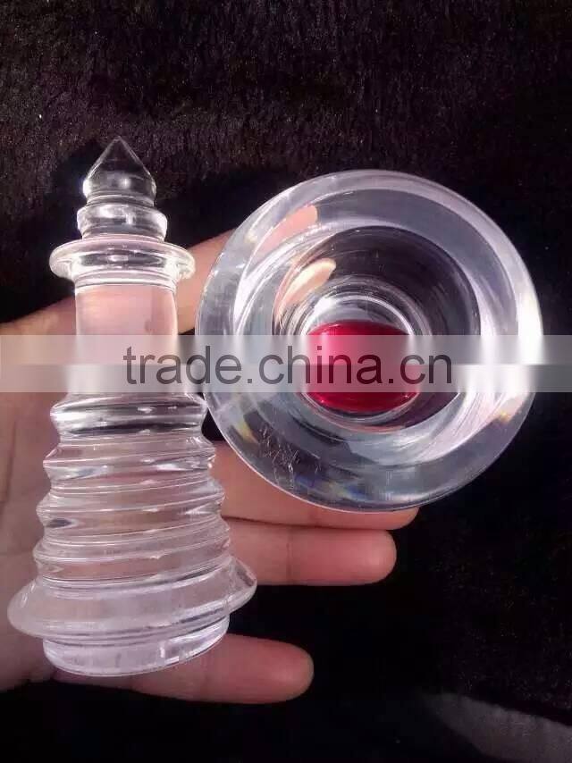 clear crystal stupa