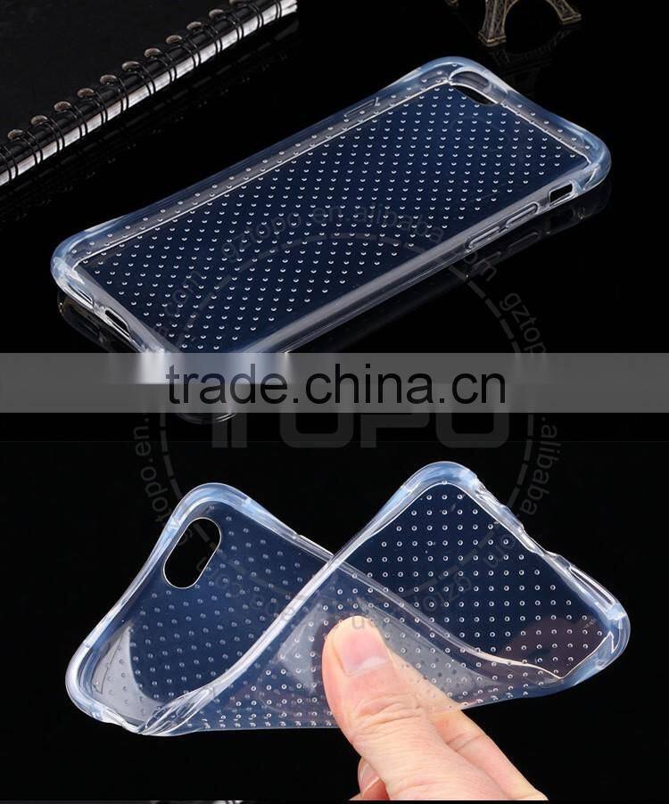 Wholesaler Factory price Shockproof Gasbag Soft TPU Cover airbag Anti-Fall cell phone Anti-knock case for iPhone 5 5s 6 6s plus