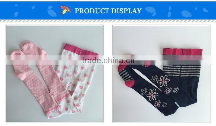 Stripe flower cartoon design baby tights,manufacturer baby tights,baby tights