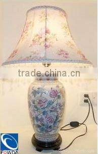 FOWDA Best sell China traditional Jingdezhen blue and white porcelain decorative table lamp
