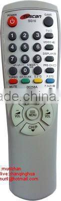 High Quality 29 Keys Tuscan Compatible 258A Remote Controller(Grey) for Samsung