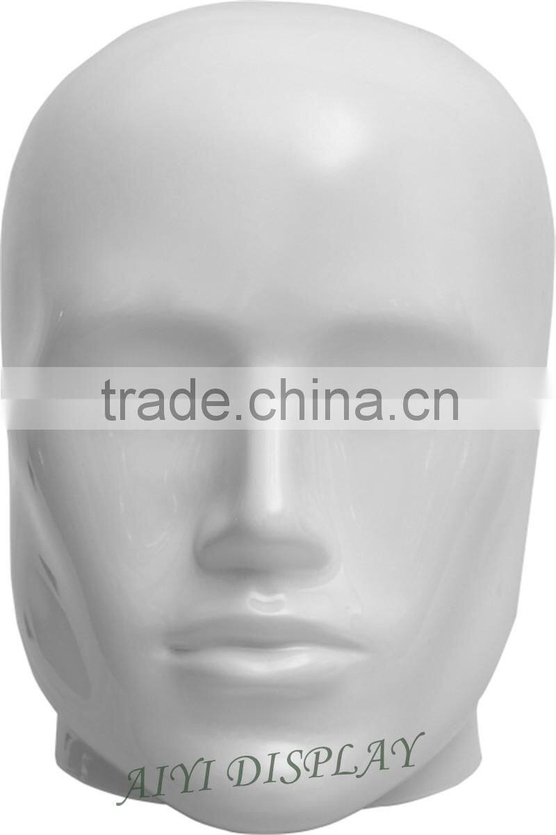 Plastic Male Wholesale Training Mannequin Head Afro