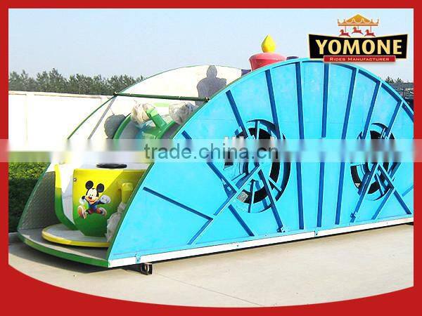Top amusement park games rotating lotus flower mini tea cup rides for sale