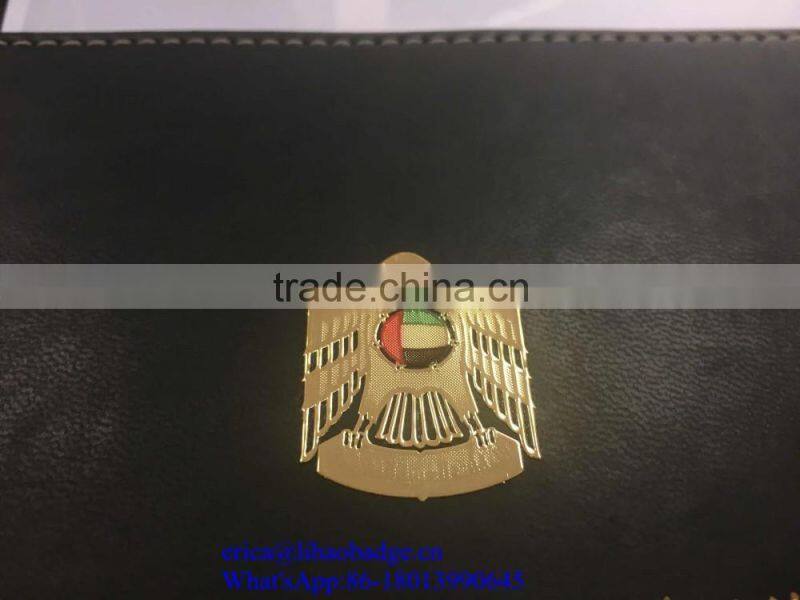 silver electroforming metal nickel foil sticker,thin metal logo sticker