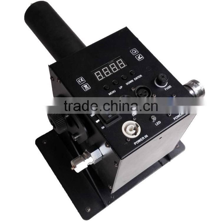CE LVD EMC FCC Stage Special Effect DMX512 Cryo FX Blast CO2 Cannon Column 3in1 RGB 12*3w LED Mini Smoke Machine
