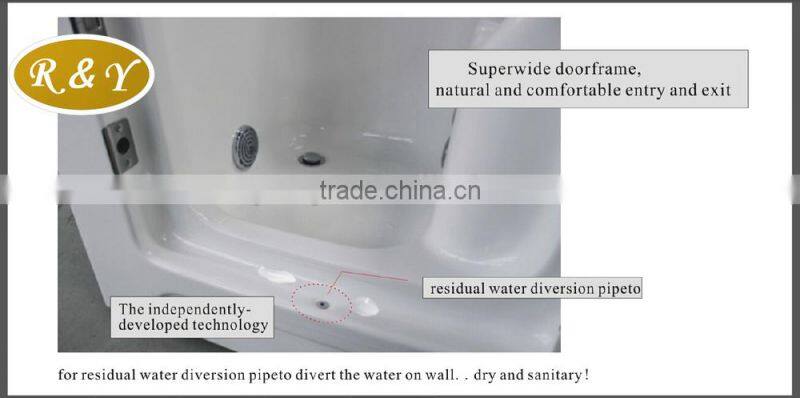 acrylic walk in tub shower combo with whirlpool