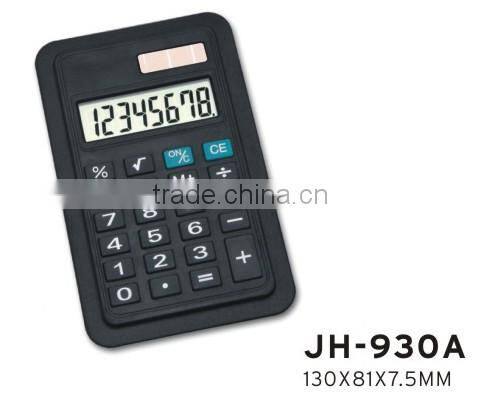 New design two way solar&battery power desktop electronic calculator