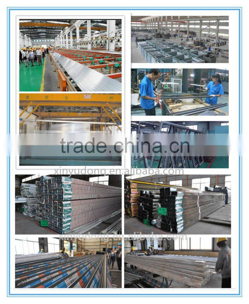 Newly designed 6000 series aluminum alloy beam profiles for door and wiondow,curtain wall, glass house