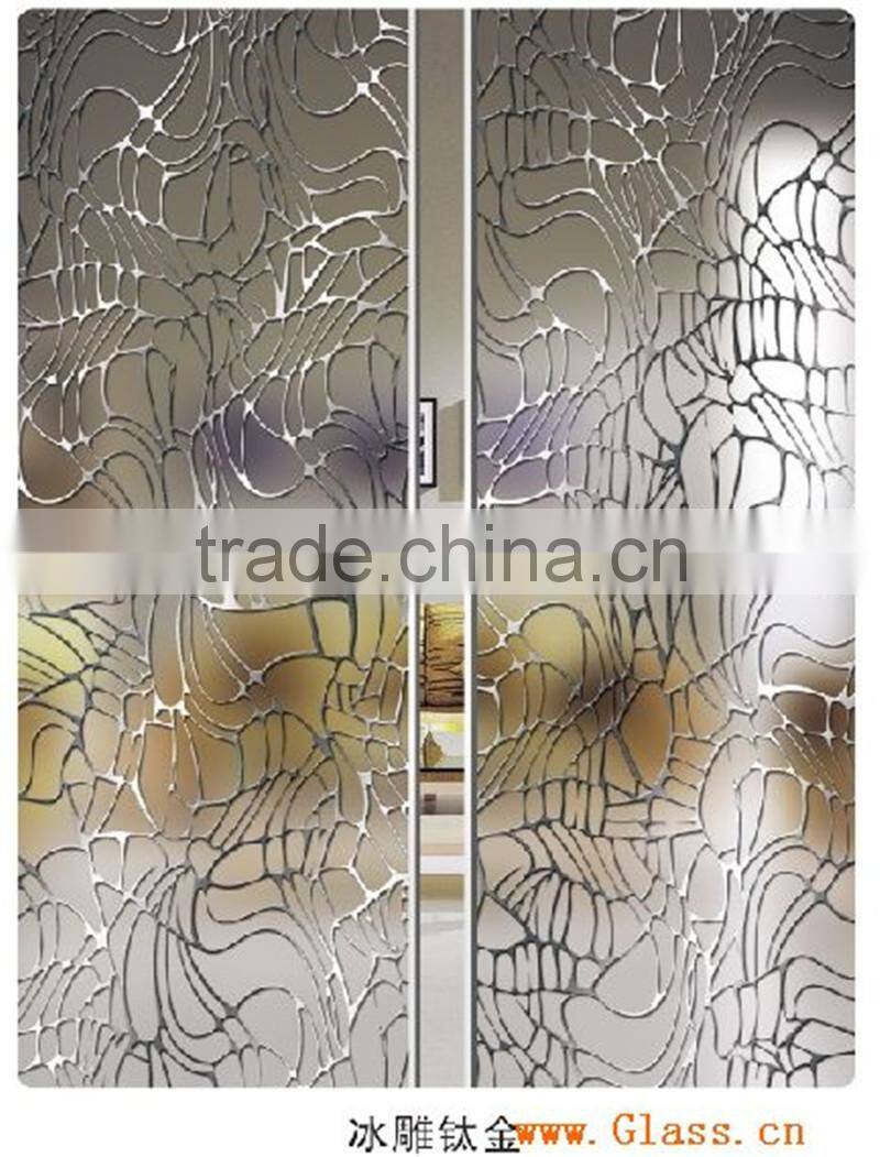 titanium design glass for windows glass