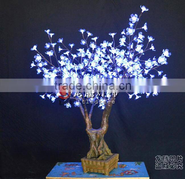 Artificial cherry blossom bonsai for hotel decoration