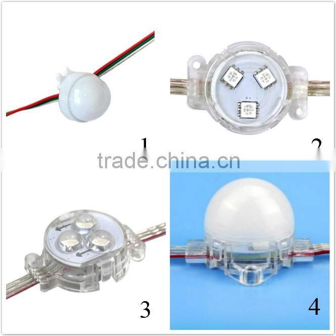 Waterproof 30MM DC12V Full Color Led Point Light Decoration Light Advertising Screen Light