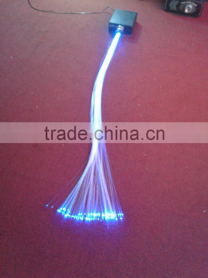 0.75mm PMMA end glow plastic fibre optic for decoration lighting, 0.75mm coated cables
