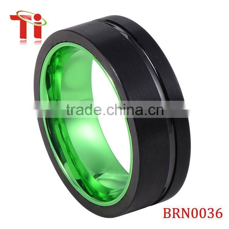 tungsten ring hammered ring tungsten carbide gold ring men's ring tungsten carbide