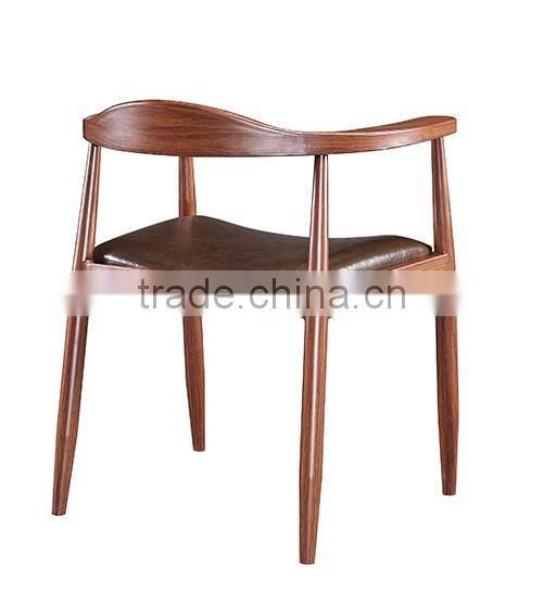 iron famous design armrest hotel dining chair BHT121