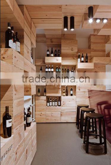 Wiskey display racks for shop disgner