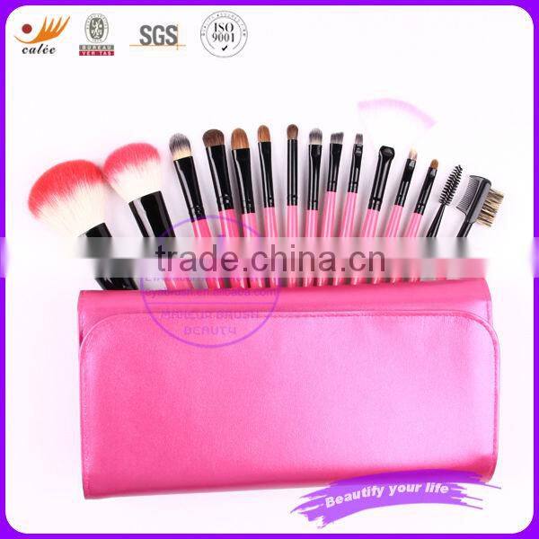 15pcs makeup brush set with goat hair