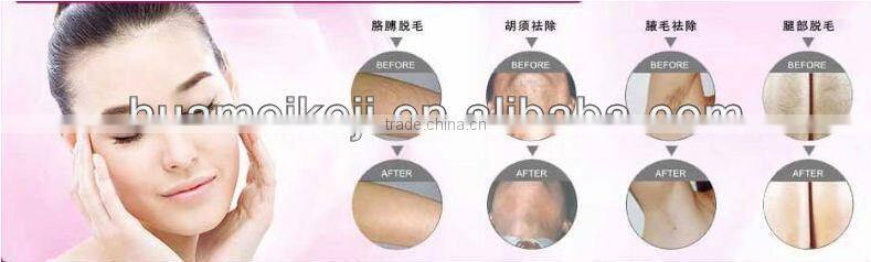 Hairremoval with counting dial