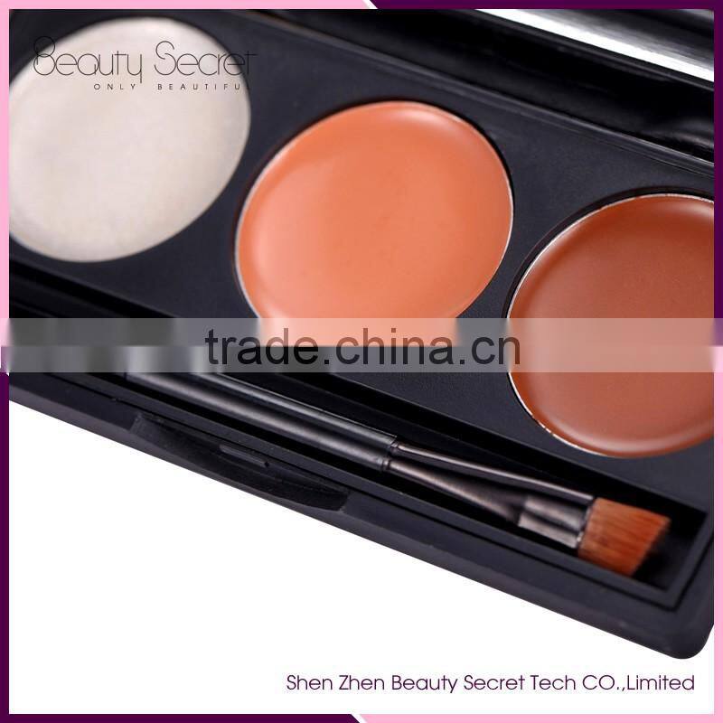 High quality 3 colors magic concealer with brush