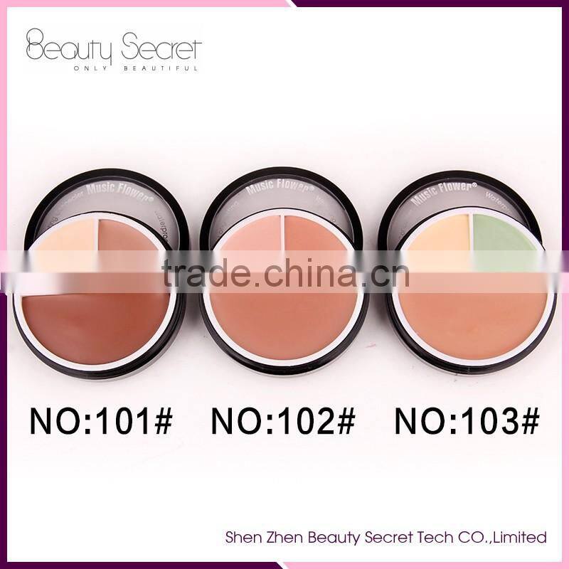 3color makeup consmetic concealer OEM 3 color consmetic concealer palette