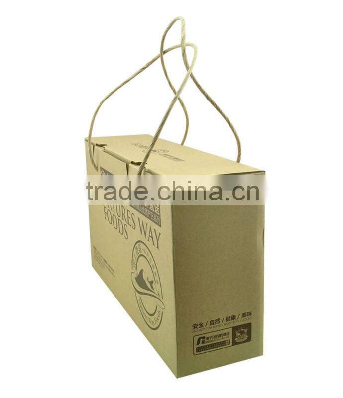 Natures way foods kraft paper printing box