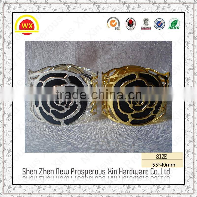 Hot sale customize engraved rose gold napkin ring